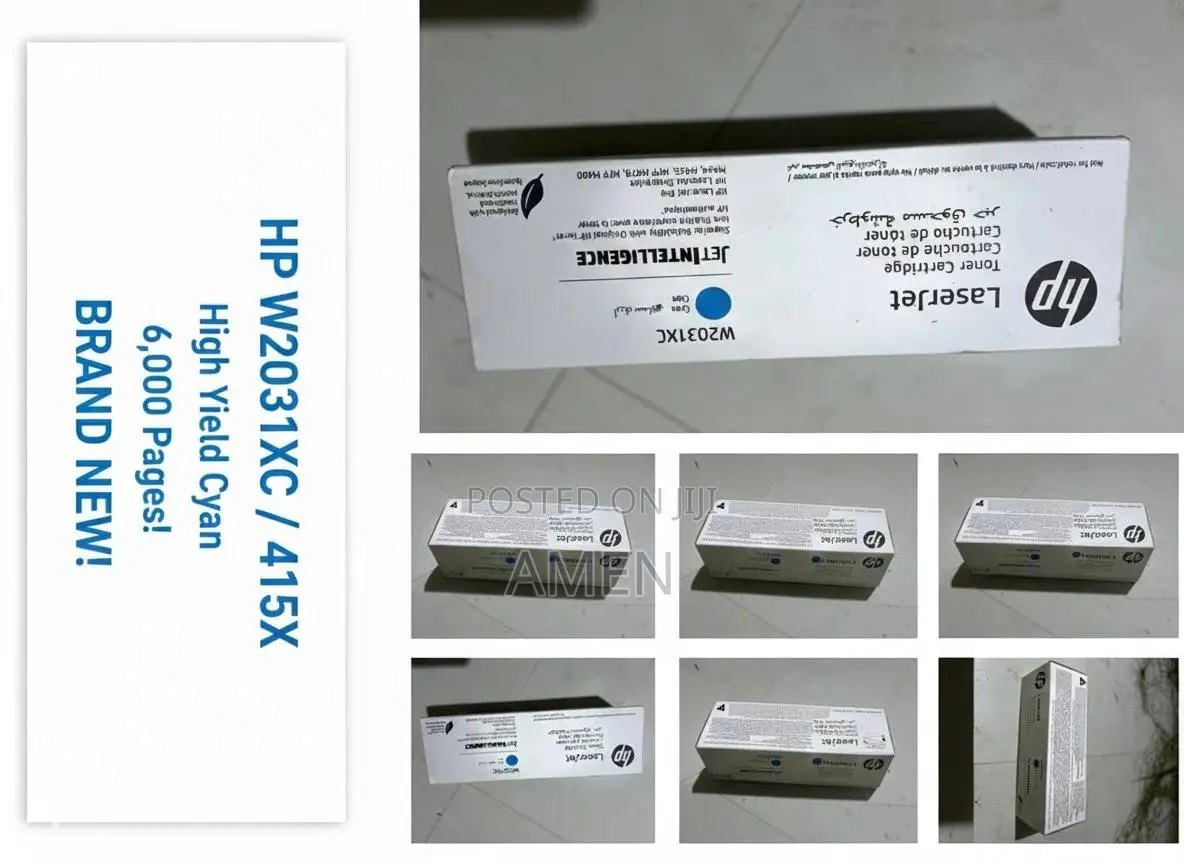 Original Hp Laserjet Cyan Toner Cartridge W2031xc (New)