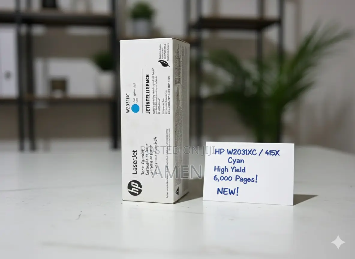 Original Hp Laserjet Cyan Toner Cartridge W2031xc (New)