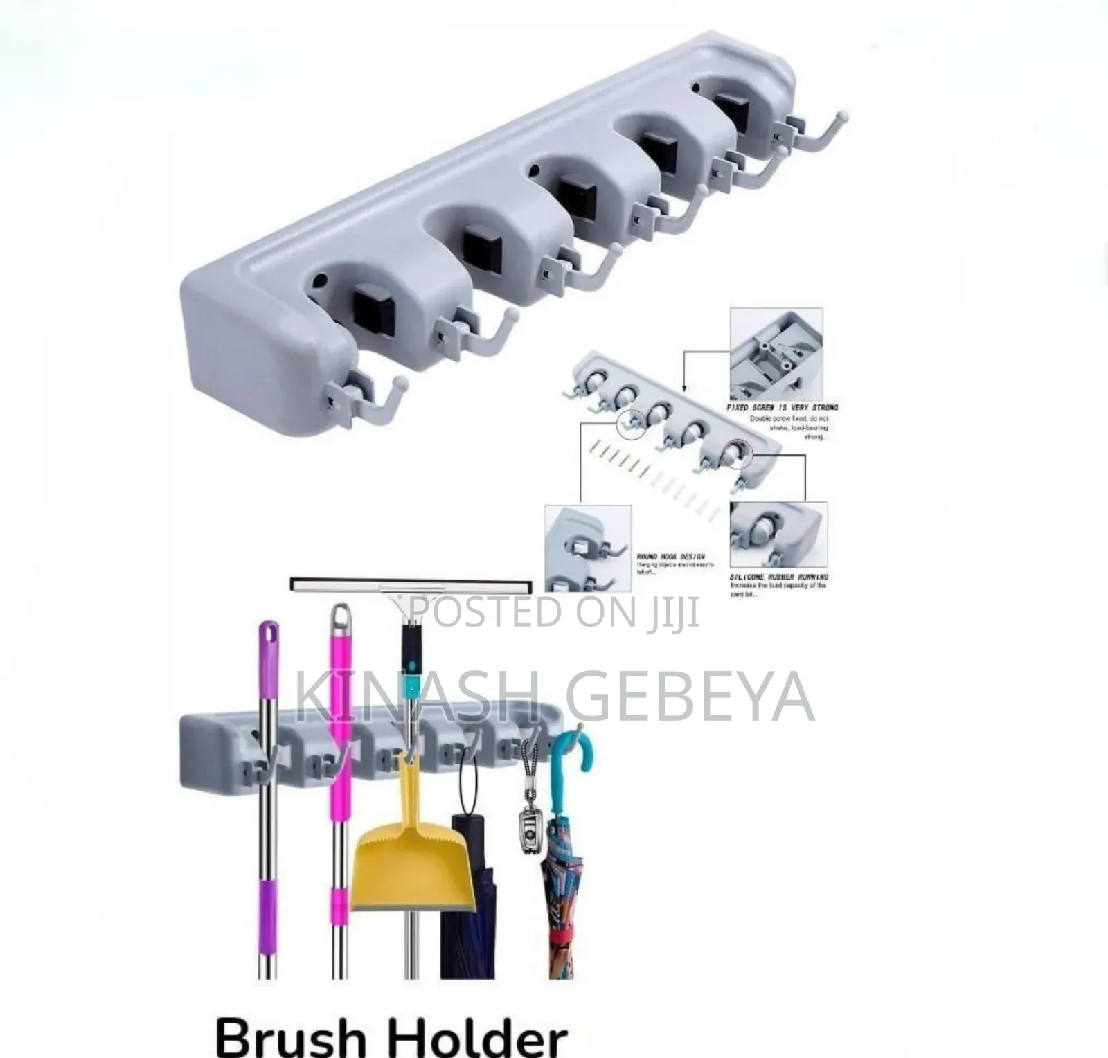 High Quality Home Broom Holder(መጥረጊያ ማስቀመጫ)