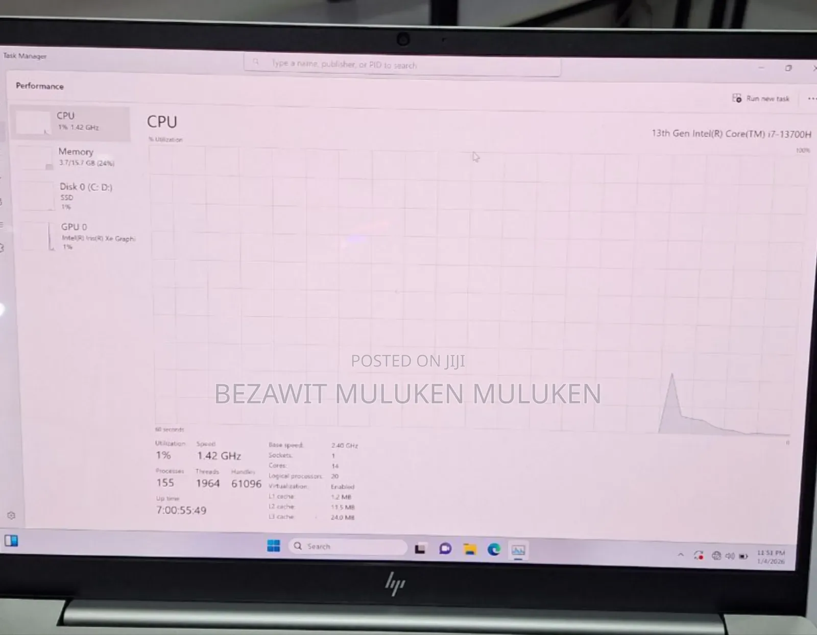 New Laptop HP Pavilion 15 16GB Intel Core I7 SSD 1T