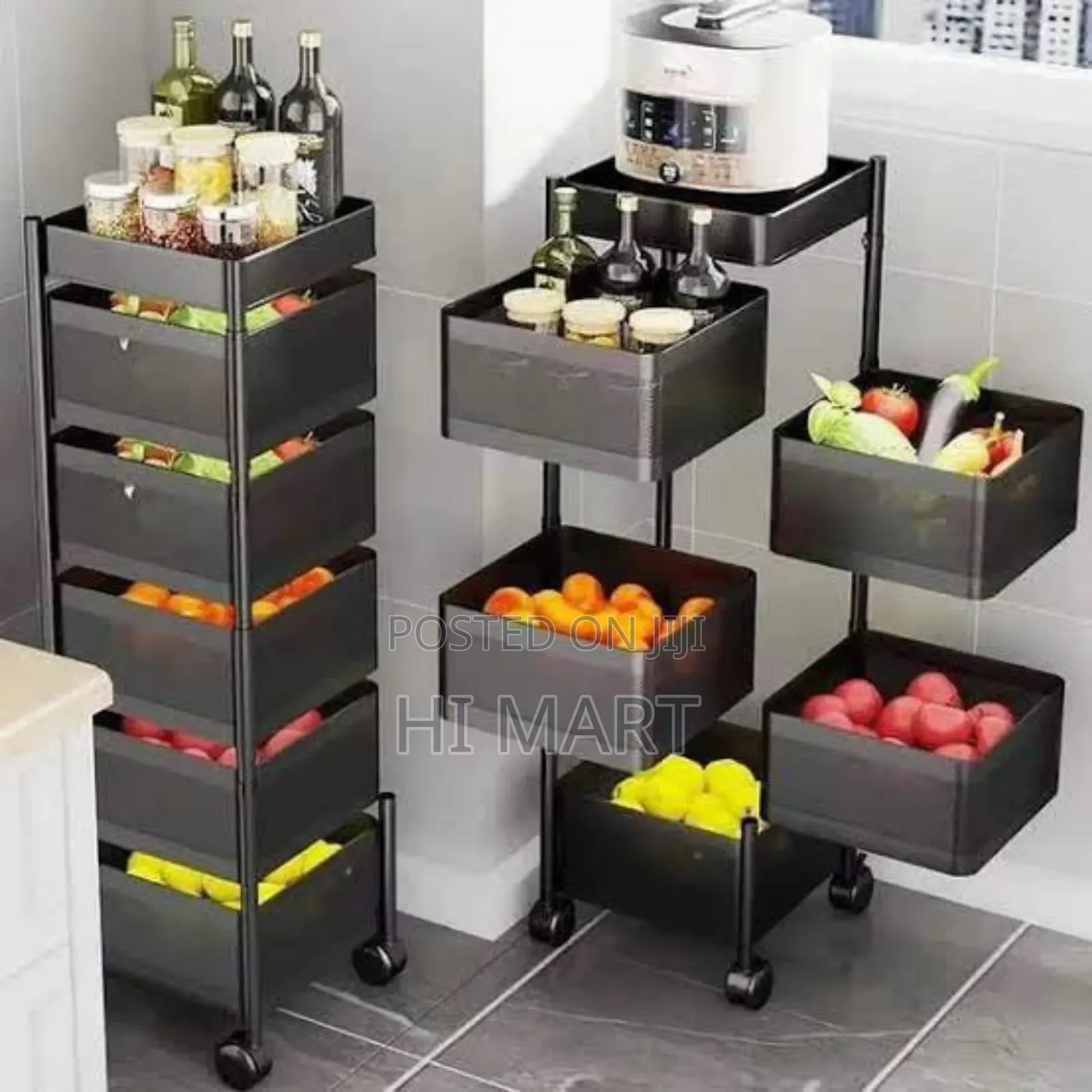5 Layer Portable Kitchen Storage Rack