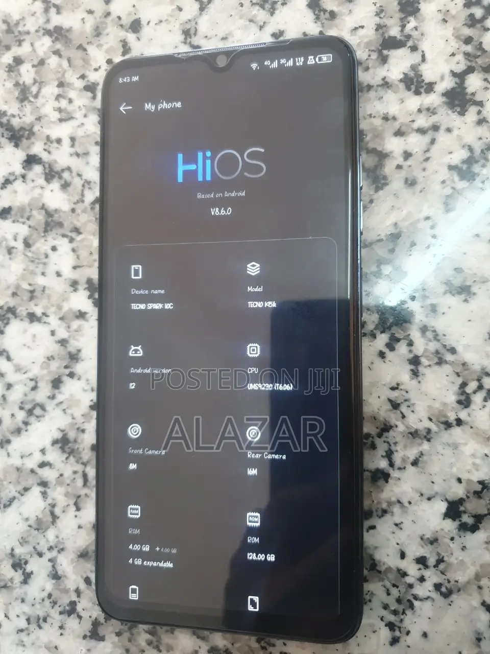 Tecno Spark 10C 128 GB Blue