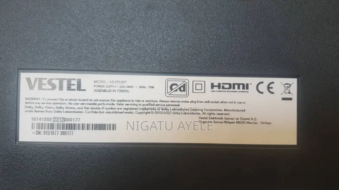 Vestel 43 Inch Android Tv Ultra Hd