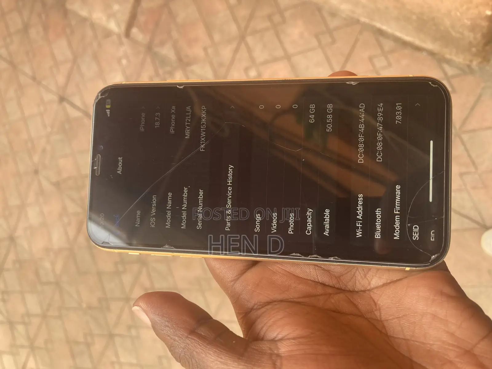 Apple iPhone XR 64 GB Yellow