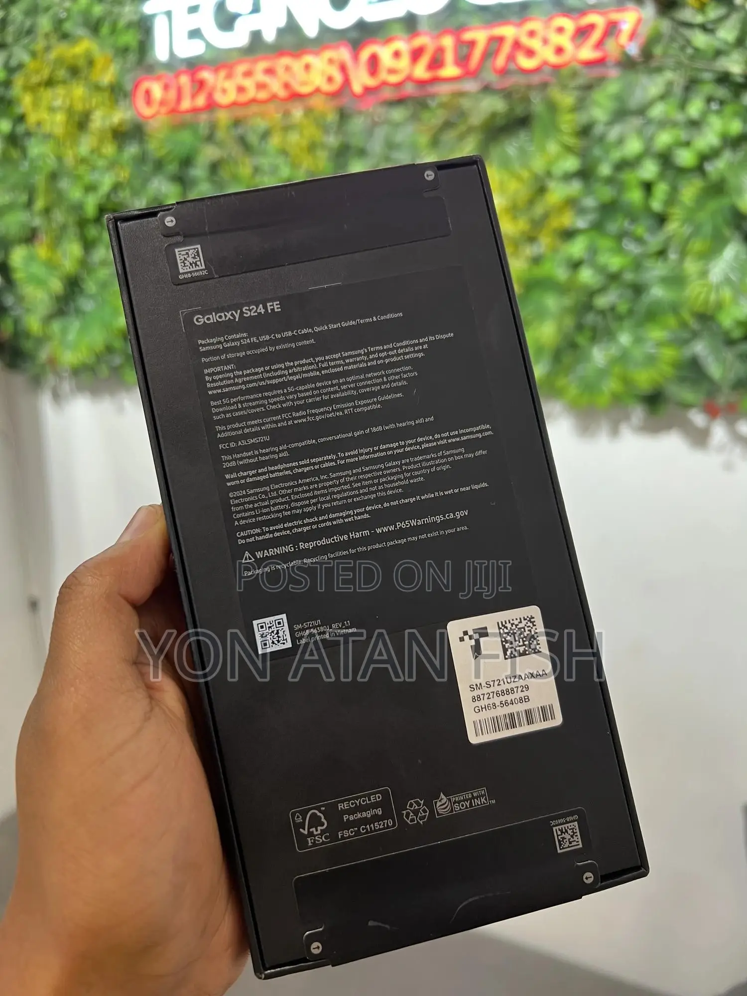 New Samsung Galaxy S24 FE 128 GB Gray