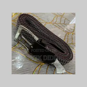Braided Stretch Fabric Belt