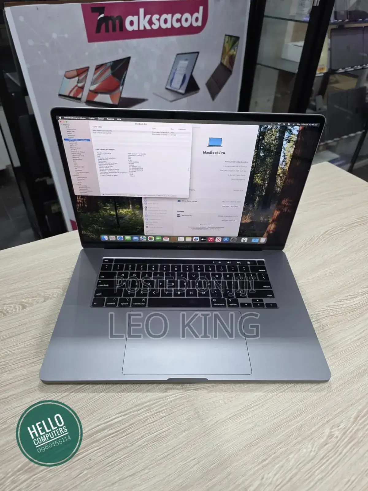 New Laptop Apple MacBook Air 2024 M3 15-Inch 8GB Apple M3 SSD 256GB