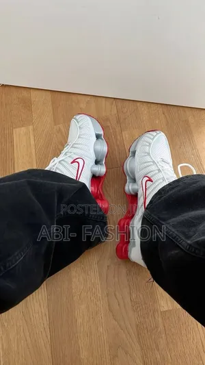 Nike Shox Platinums Tint Tl Gym Red