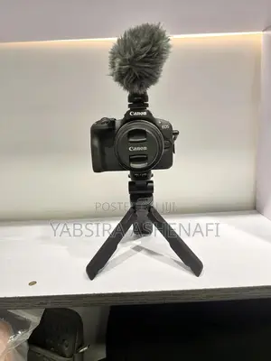 Canon R50 With Stand and Mic