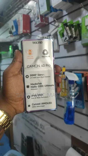 New Tecno Camon 40 Pro 256 GB Silver