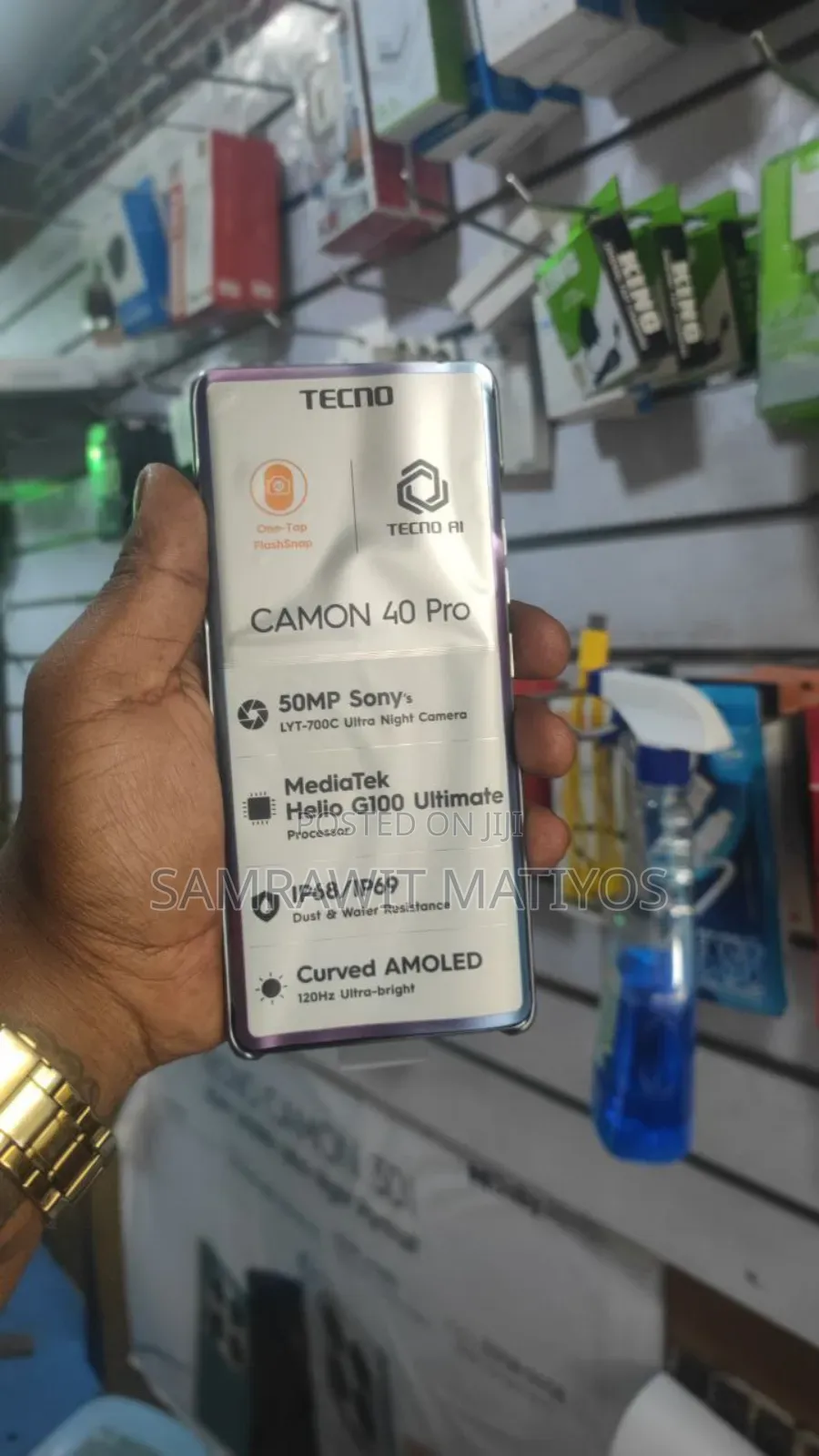 New Tecno Camon 40 Pro 256 GB Silver