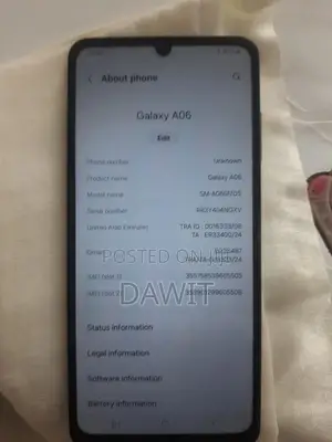 Samsung Galaxy A06 128 GB Blue