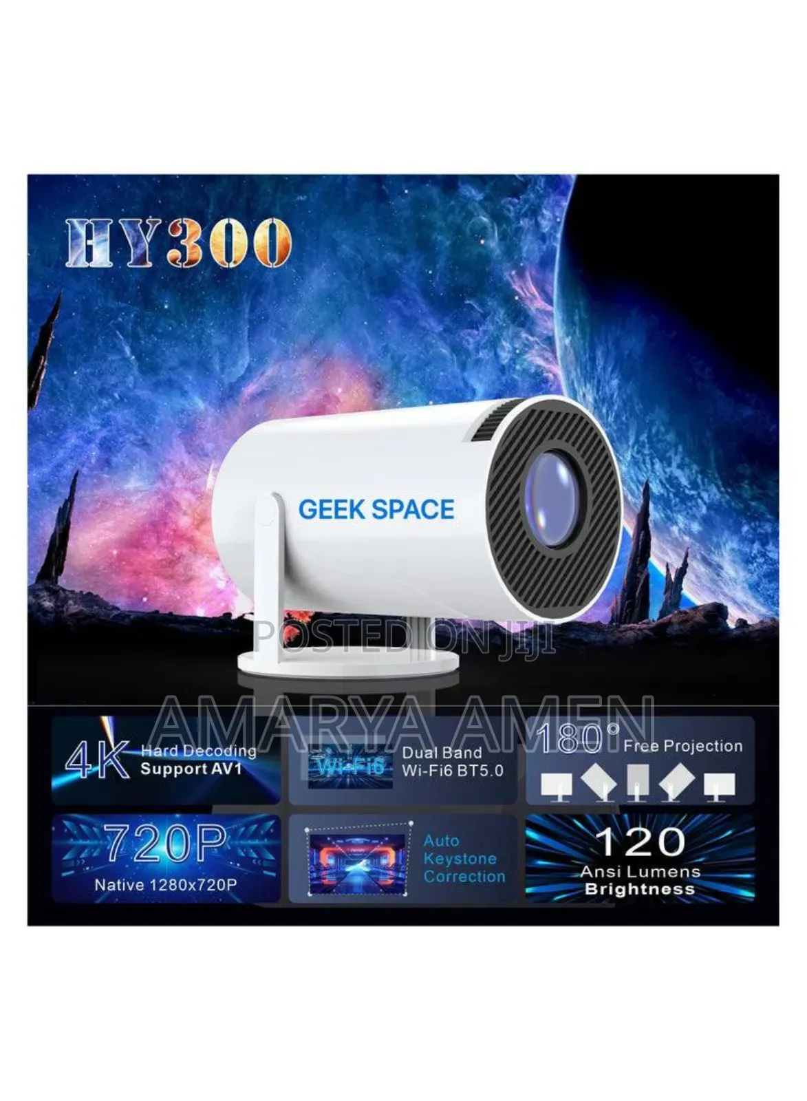 Geek Space Projector - አዲስ ዕቃ | Hy300