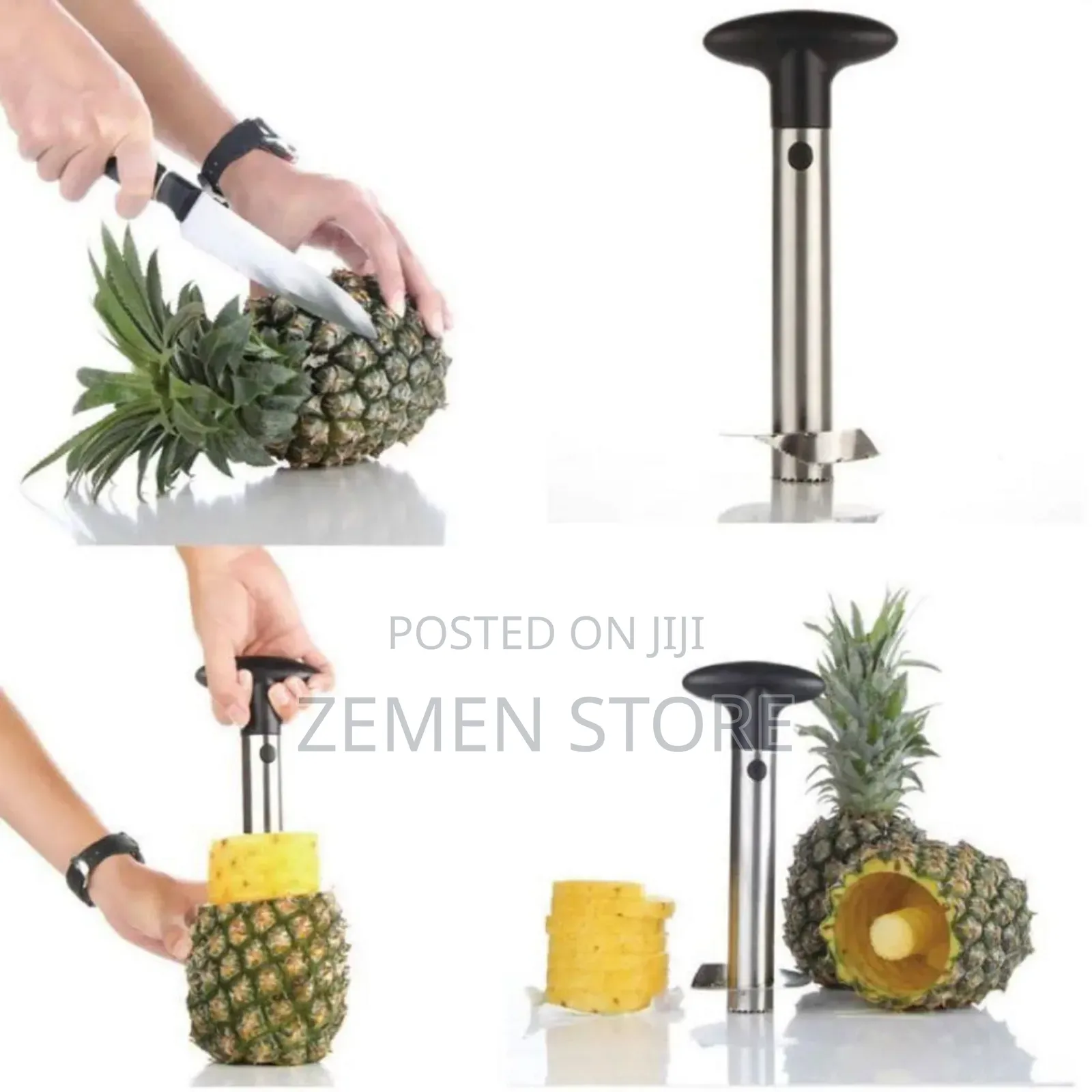 የአናናስ መላጫና መቁረጫ | Pineapple Cutter, Slicer and Corer