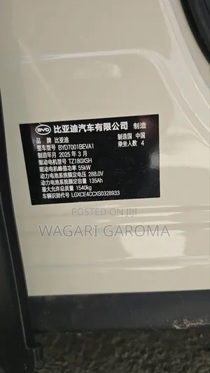 New BYD Seagull 2025 Beige