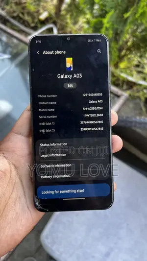 Samsung Galaxy A03 64 GB Black