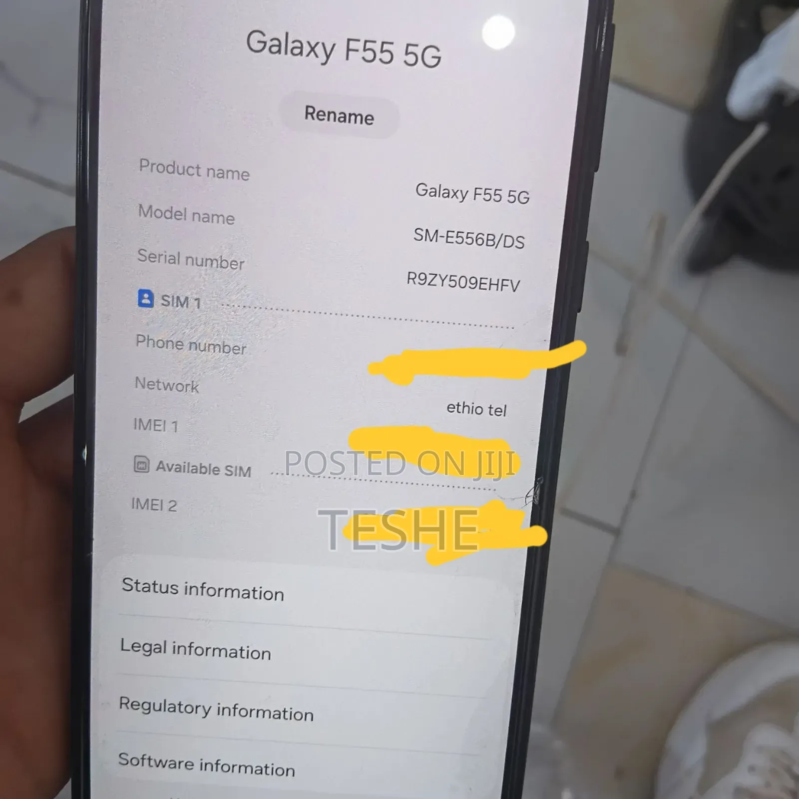 Samsung Galaxy F55 256 GB Black