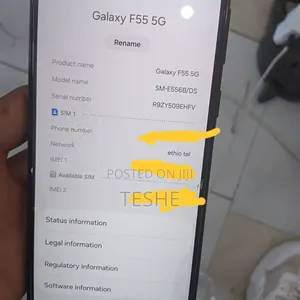 Samsung Galaxy F55 256 GB Black