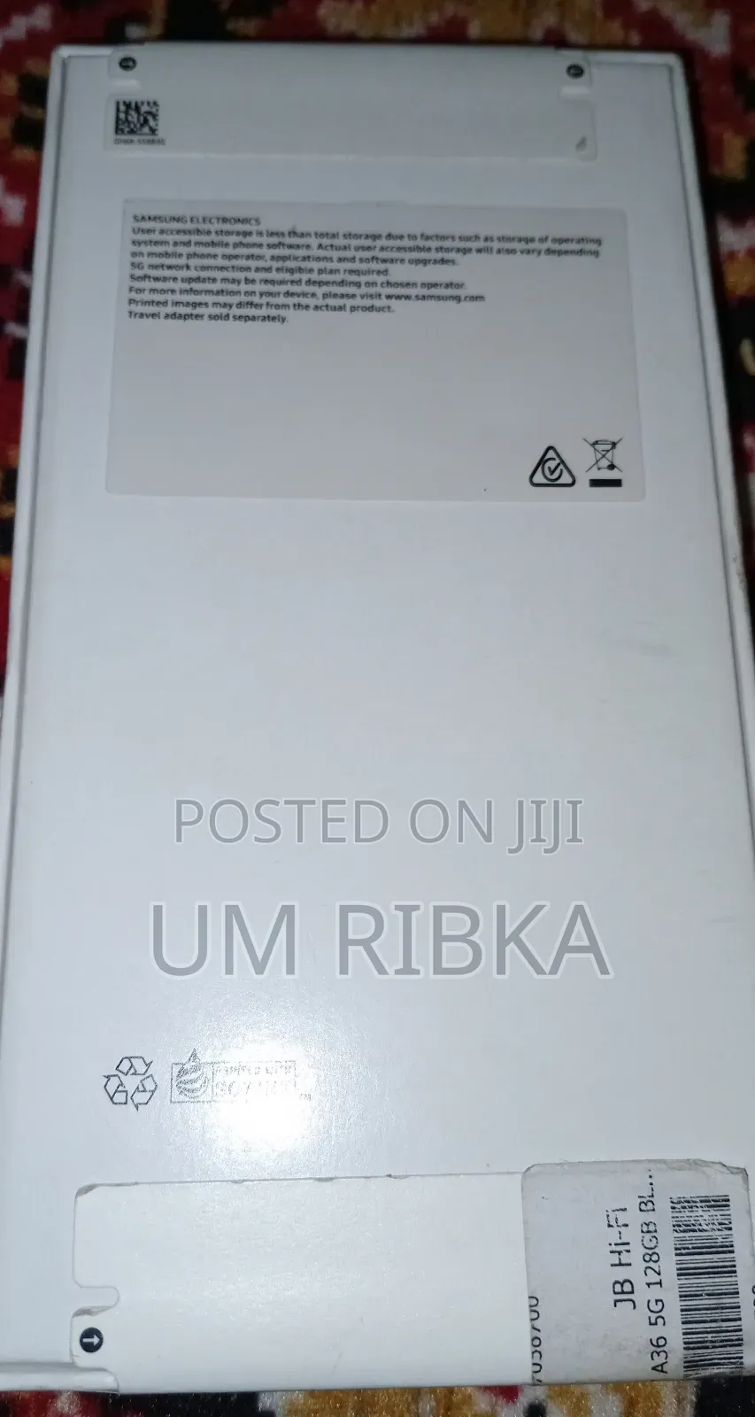 New Samsung Galaxy A36 128 GB Black