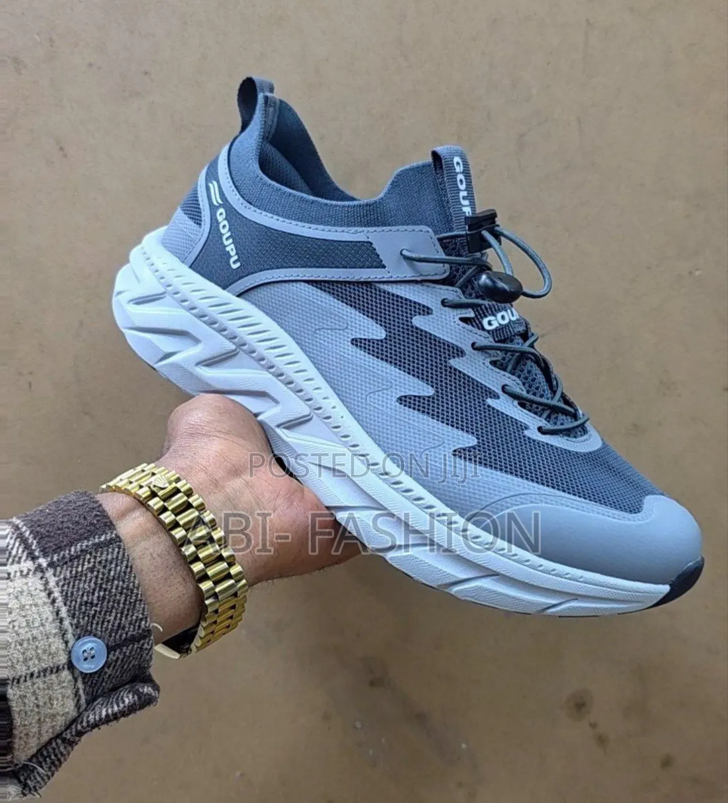 Goupu Sneaker Mens Lace