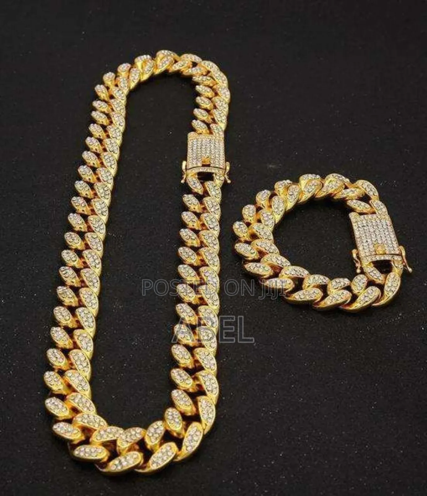 Chain Necklace and Chain Bracelet