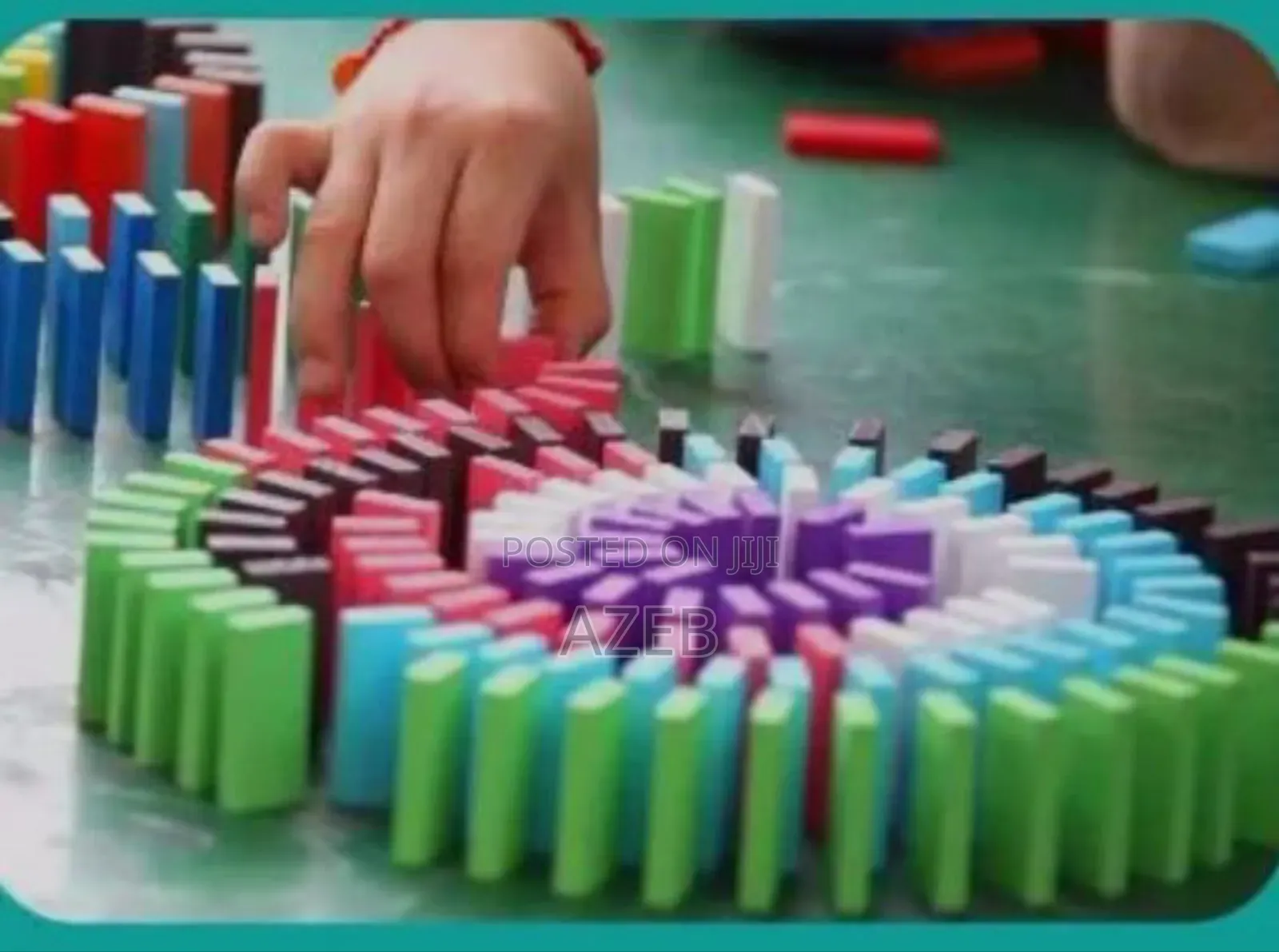 Domino ለልጆች ምርጥ Alphabets, ቁጥሮች፣ ፊደሎች፣ ቅርፆችን መማሪያ