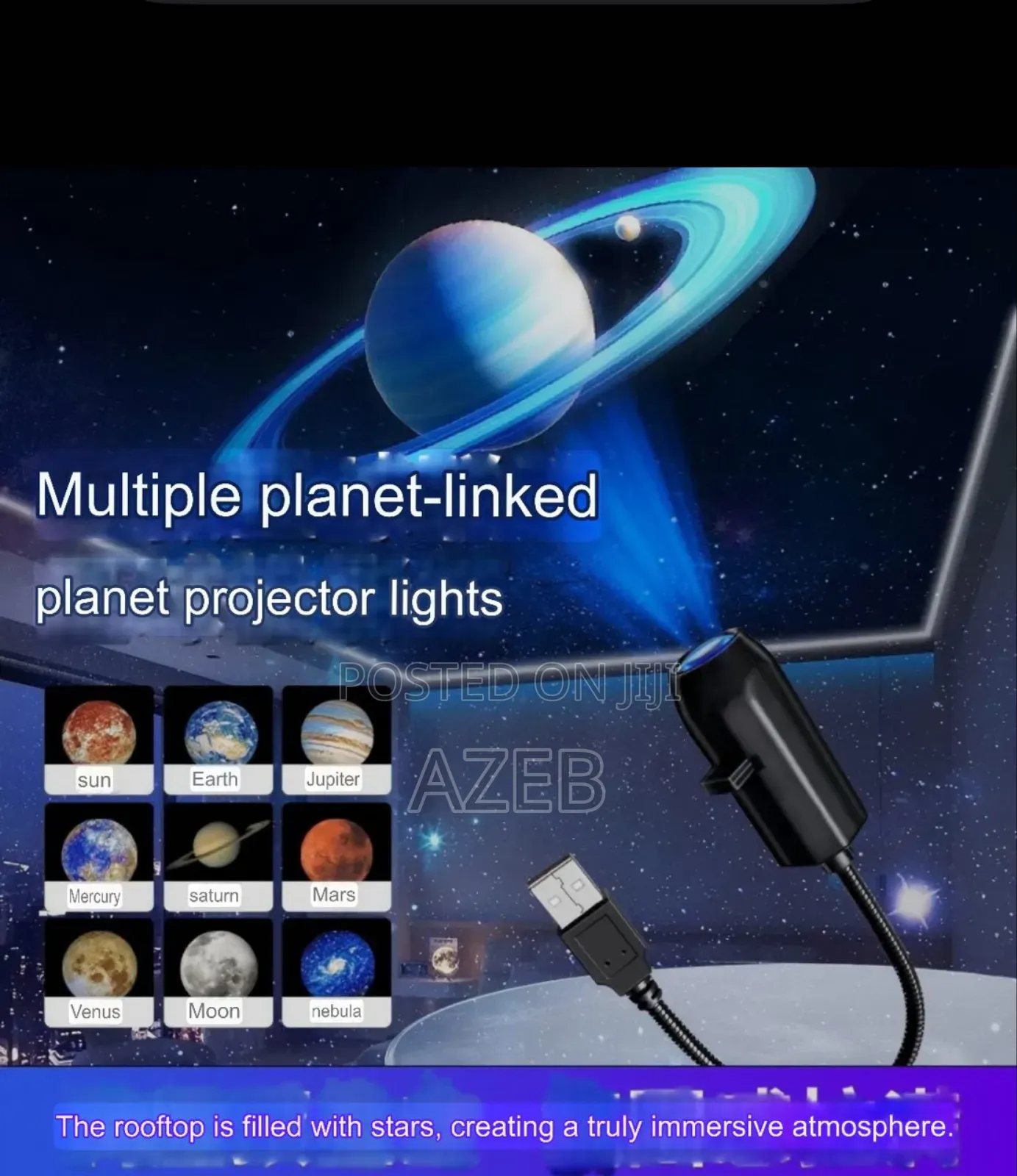 Brilliant Planet Top Projector ልጆች እየተዝናኑ የሚማሩበት