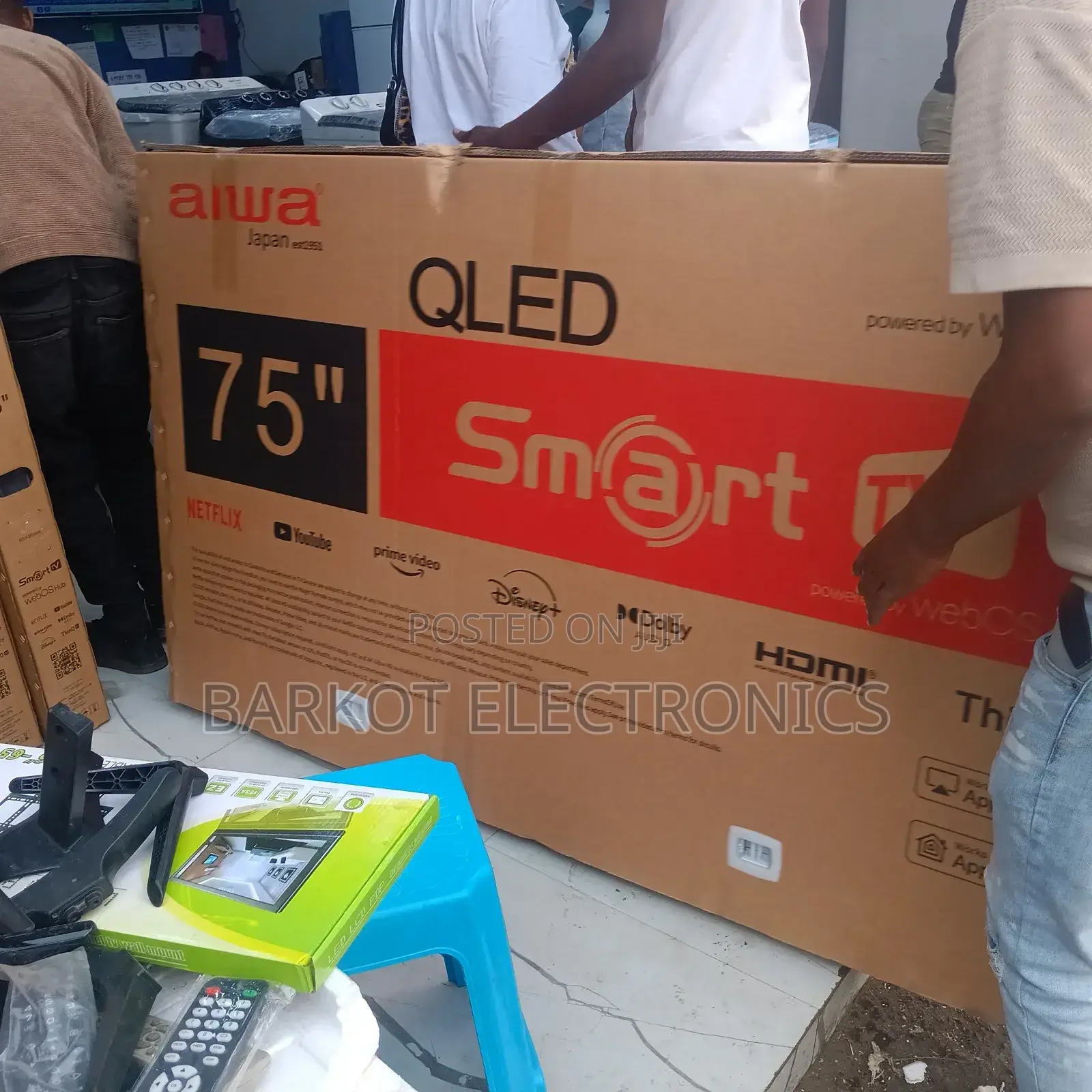 Alwa Smart Qled Tv 75 Inch Andraid Framless 2025 Model Japan Tecno