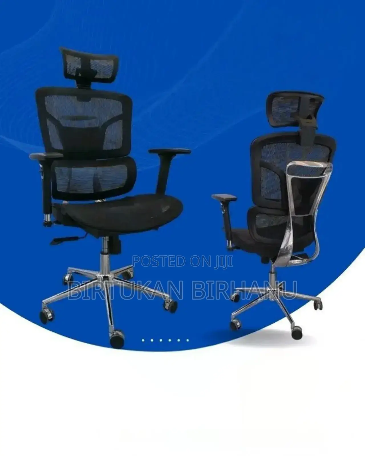 Back Metal Ergonomic Managerial Chair