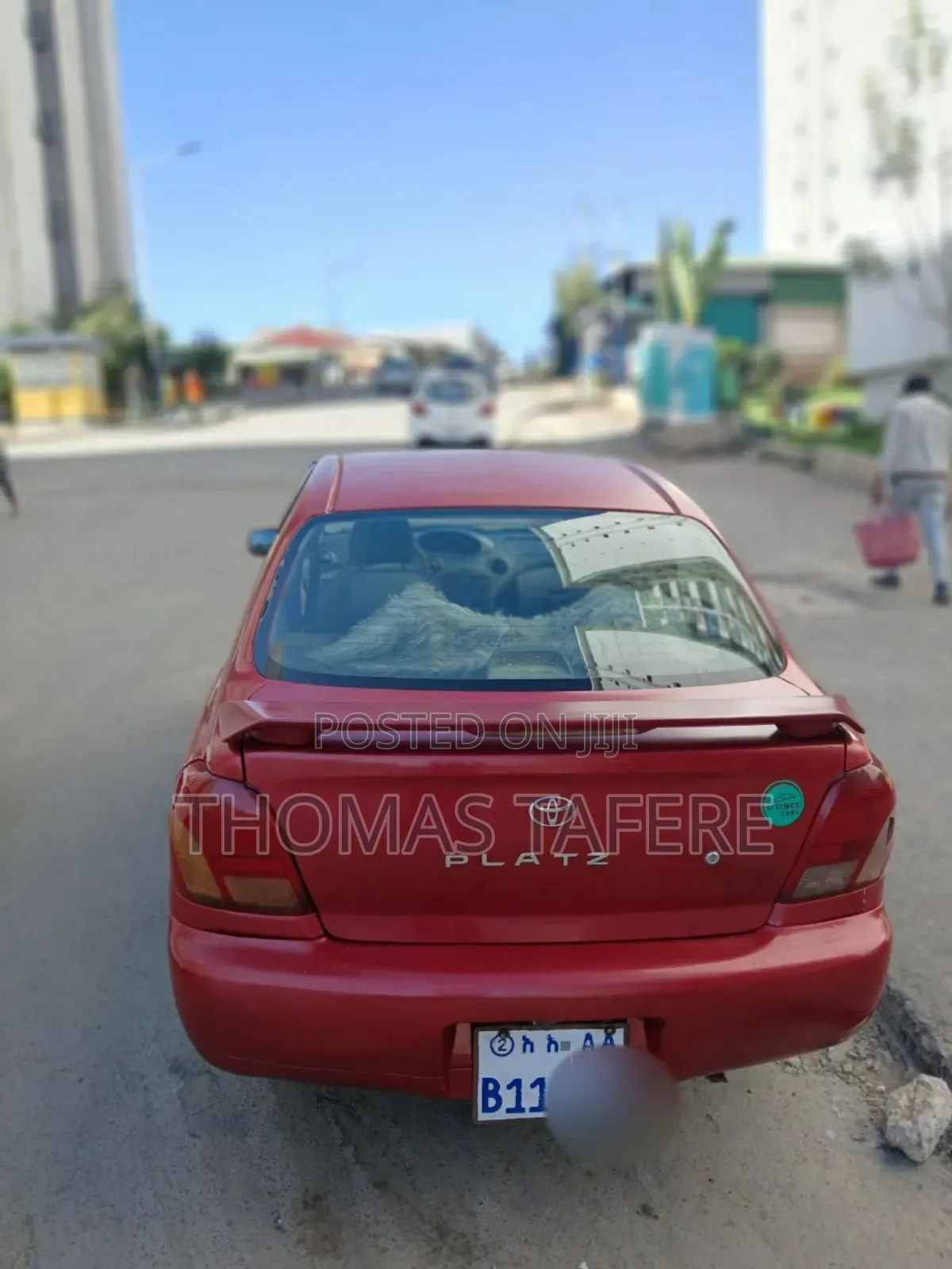 Toyota Platz 2002 Red