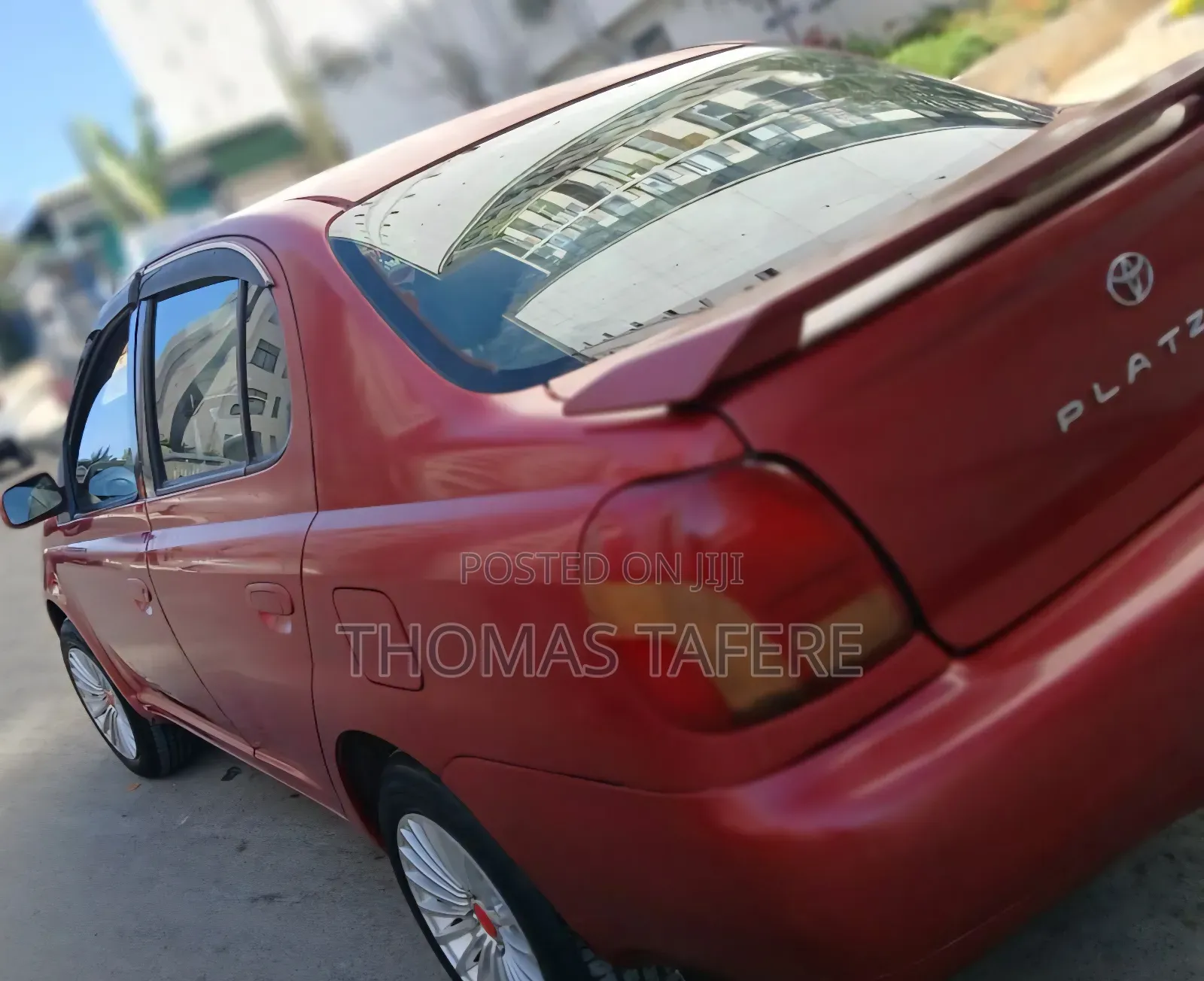 Toyota Platz 2002 Red