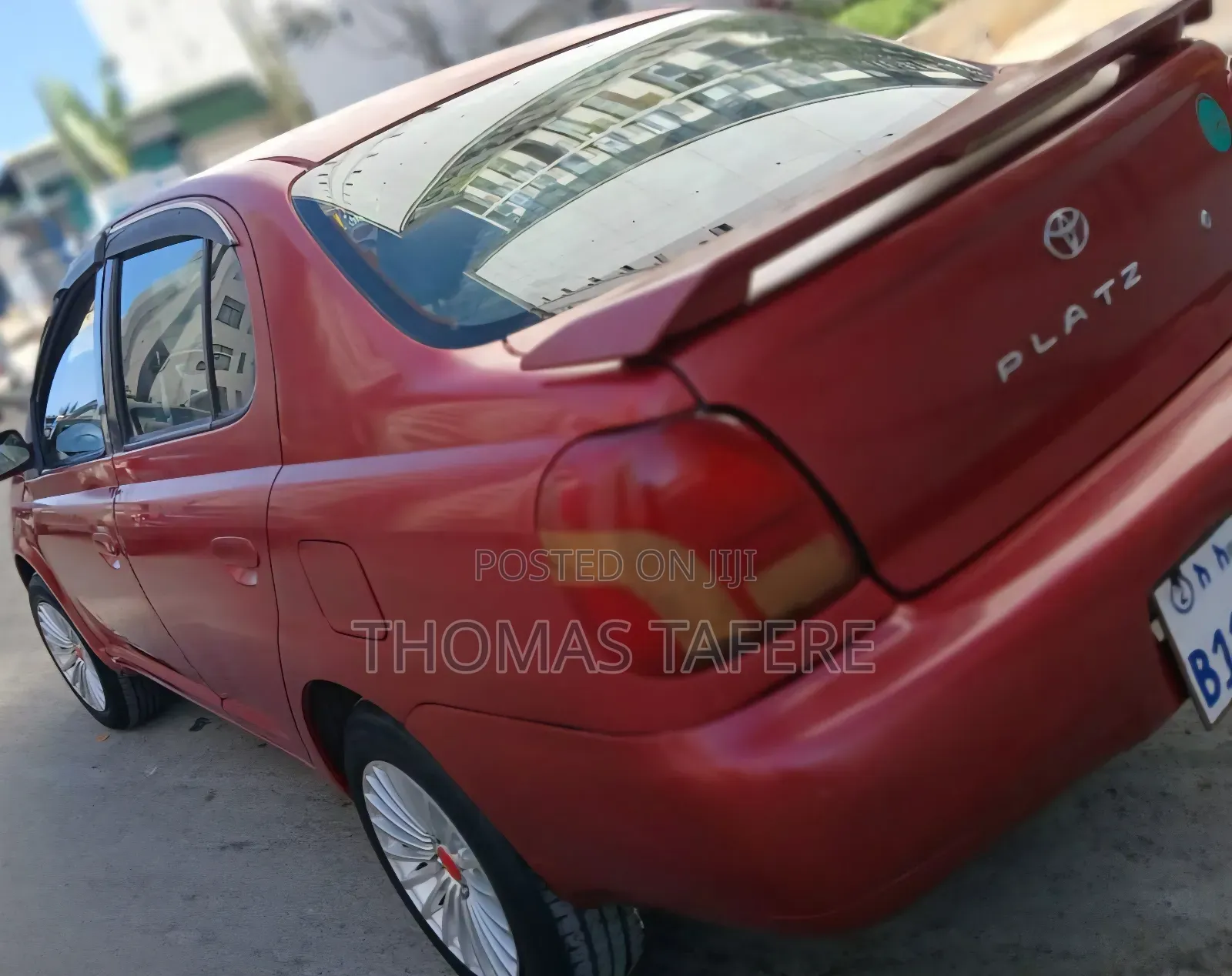 Toyota Platz 2002 Red