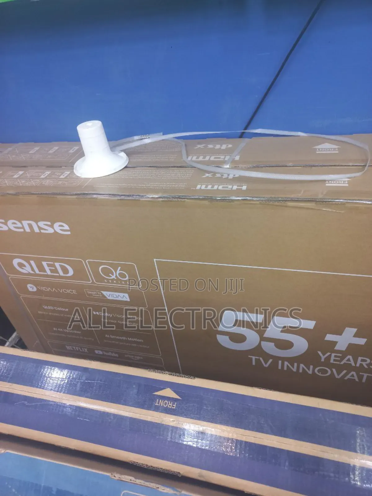 Hisense 65''inch Qled Color New Tv