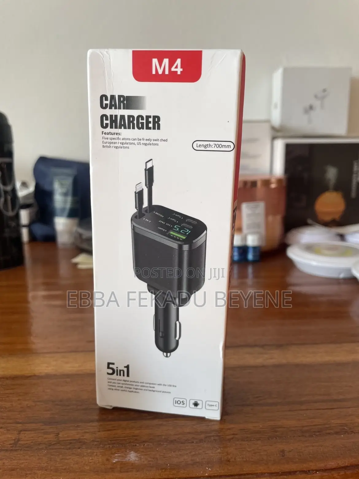 Car Phone Charger Retractable