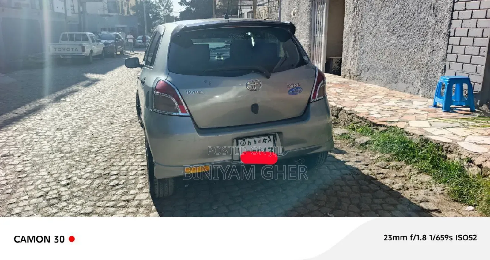Toyota Yaris 2007 Gray