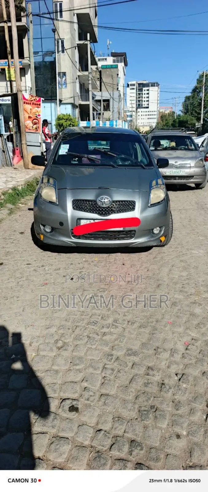 Toyota Yaris 2007 Gray