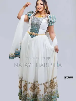 Ethiopian Traditional Dress Habesha Kemis Suit የሐበሻ ቀሚስ አልባሳት የሀበሻ