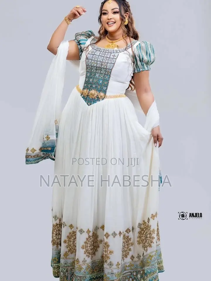 Ethiopian Traditional Dress Habesha Kemis Suit የሐበሻ ቀሚስ አልባሳት የሀበሻ