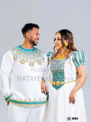 Ethiopian Traditional Dress Habesha Kemis Suit የሐበሻ ቀሚስ አልባሳት የሀበሻ