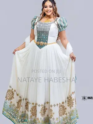 Ethiopian Traditional Dress Habesha Kemis Suit የሐበሻ ቀሚስ አልባሳት የሀበሻ