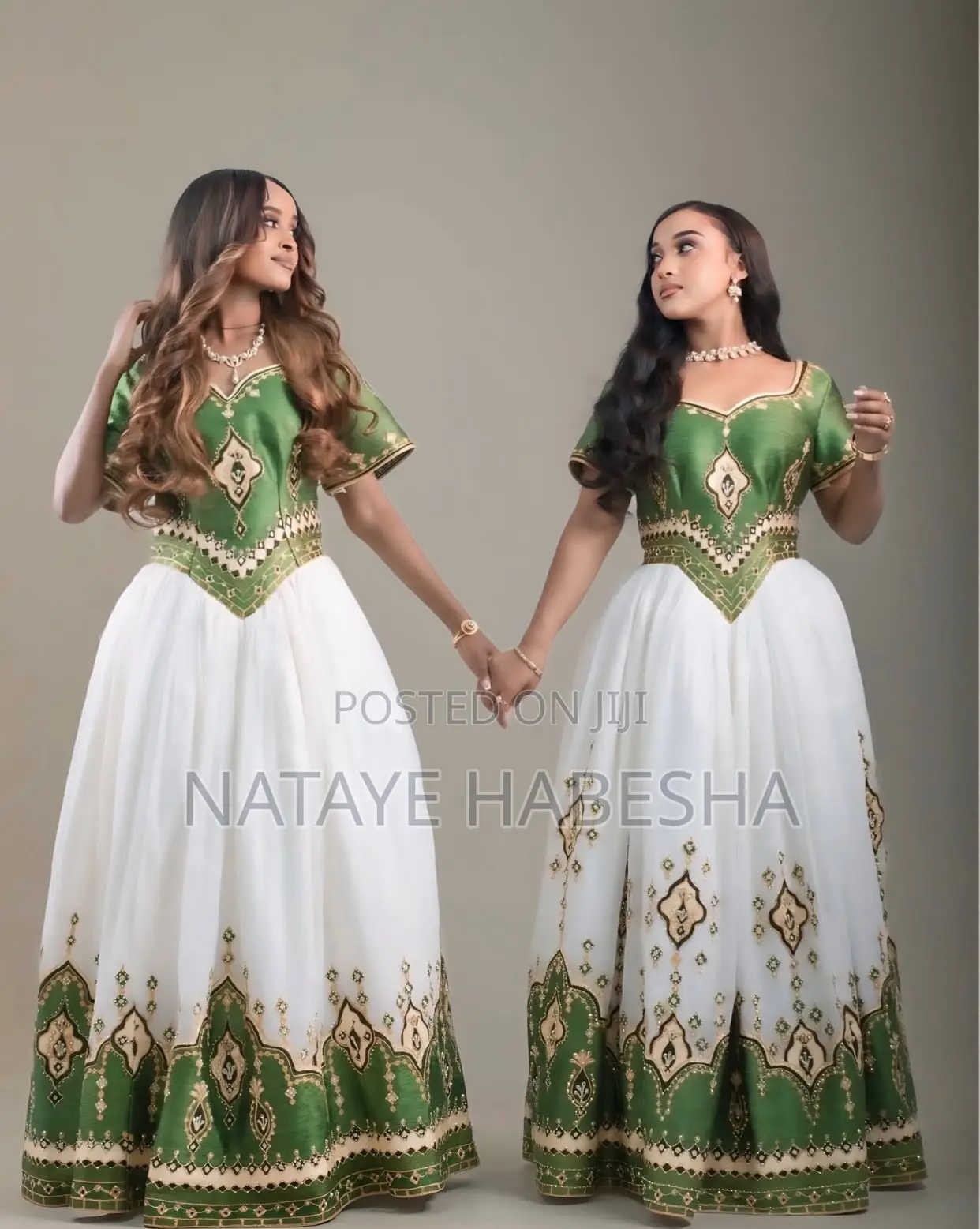 Ethiopian Traditional Dress Habesha Kemis Suit የሐበሻ ቀሚስ አልባሳት የሀበሻ