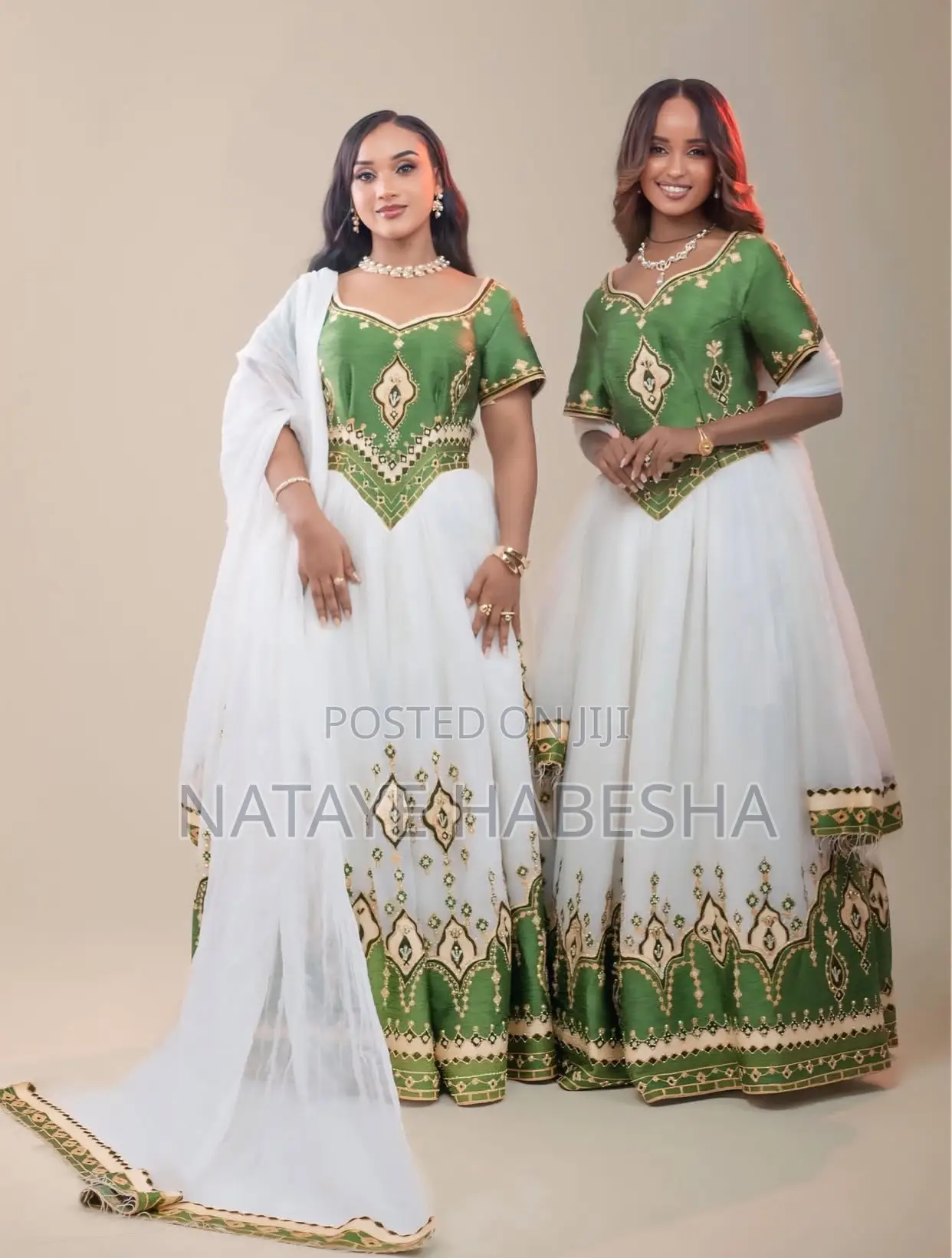 Ethiopian Traditional Dress Habesha Kemis Suit የሐበሻ ቀሚስ አልባሳት የሀበሻ