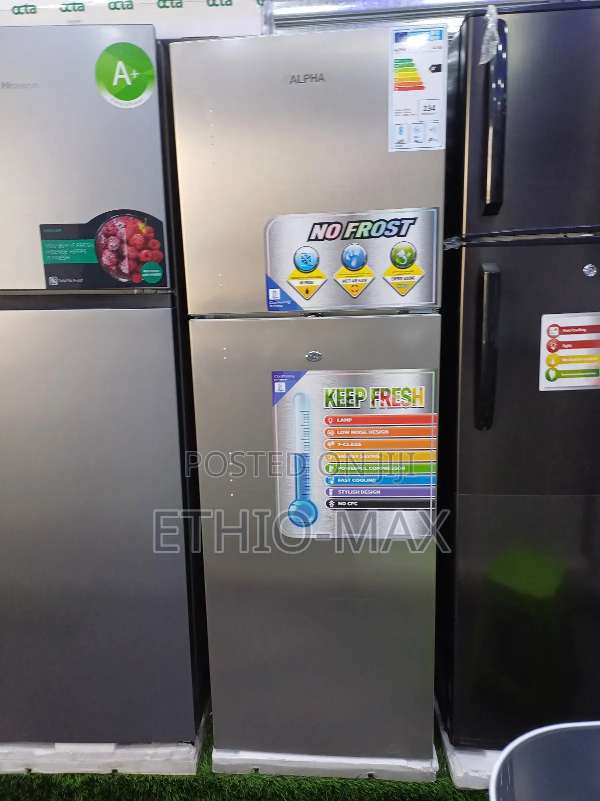 Alpha Refrigerator 330– Fan System | Original | Fast Even Cooling