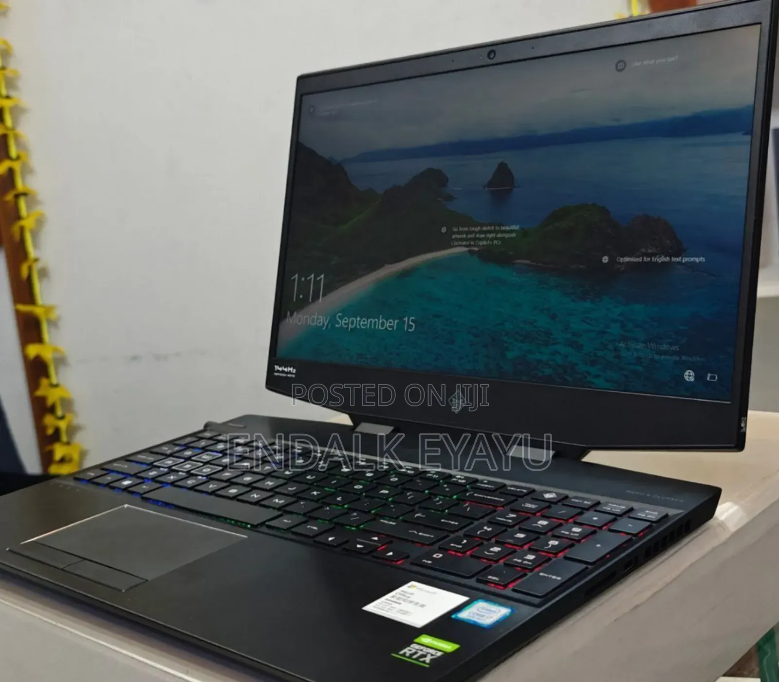 New Laptop HP Omen 15 16GB Intel Core I7 SSD 512GB