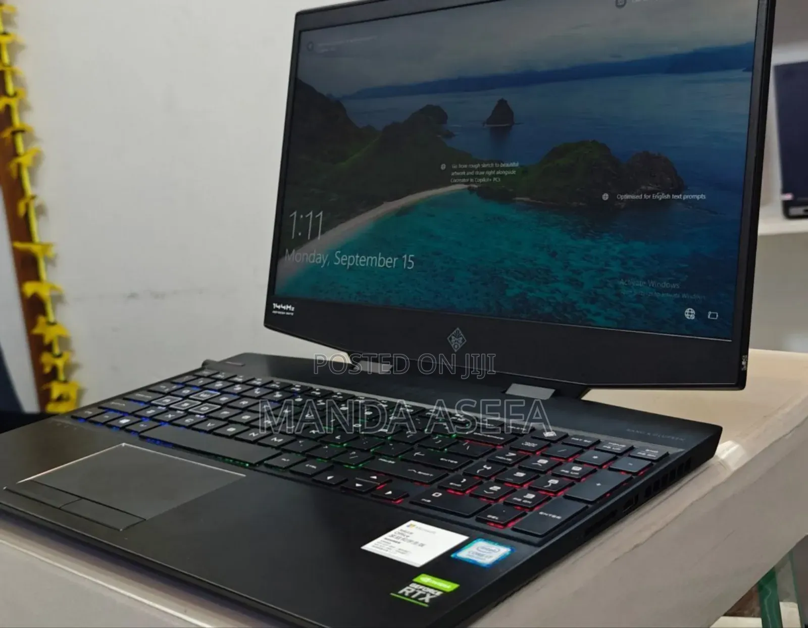 New Laptop HP Omen 15 16GB Intel Core I7 SSD 512GB