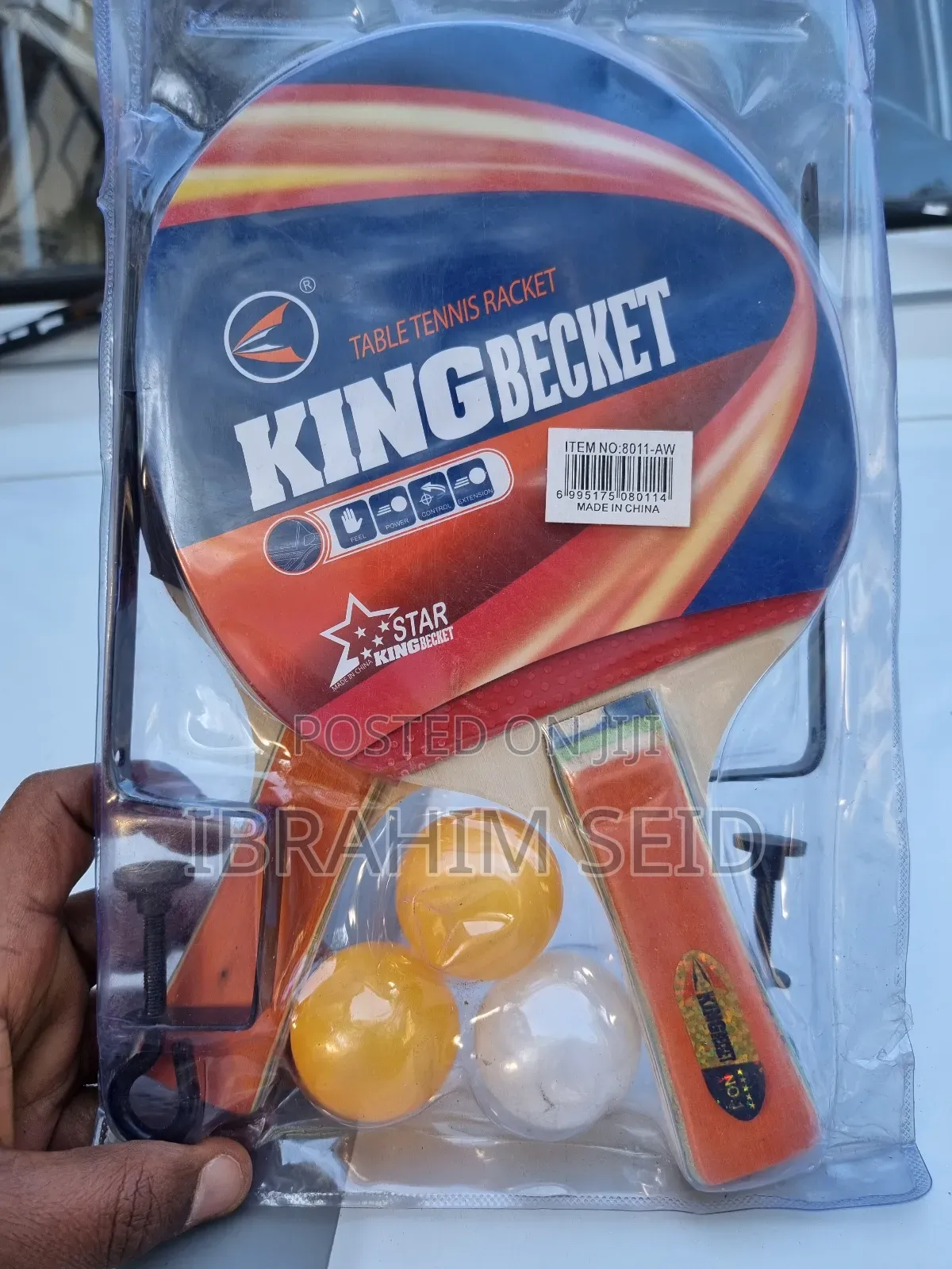 King Becket Table Tennis Racket Set