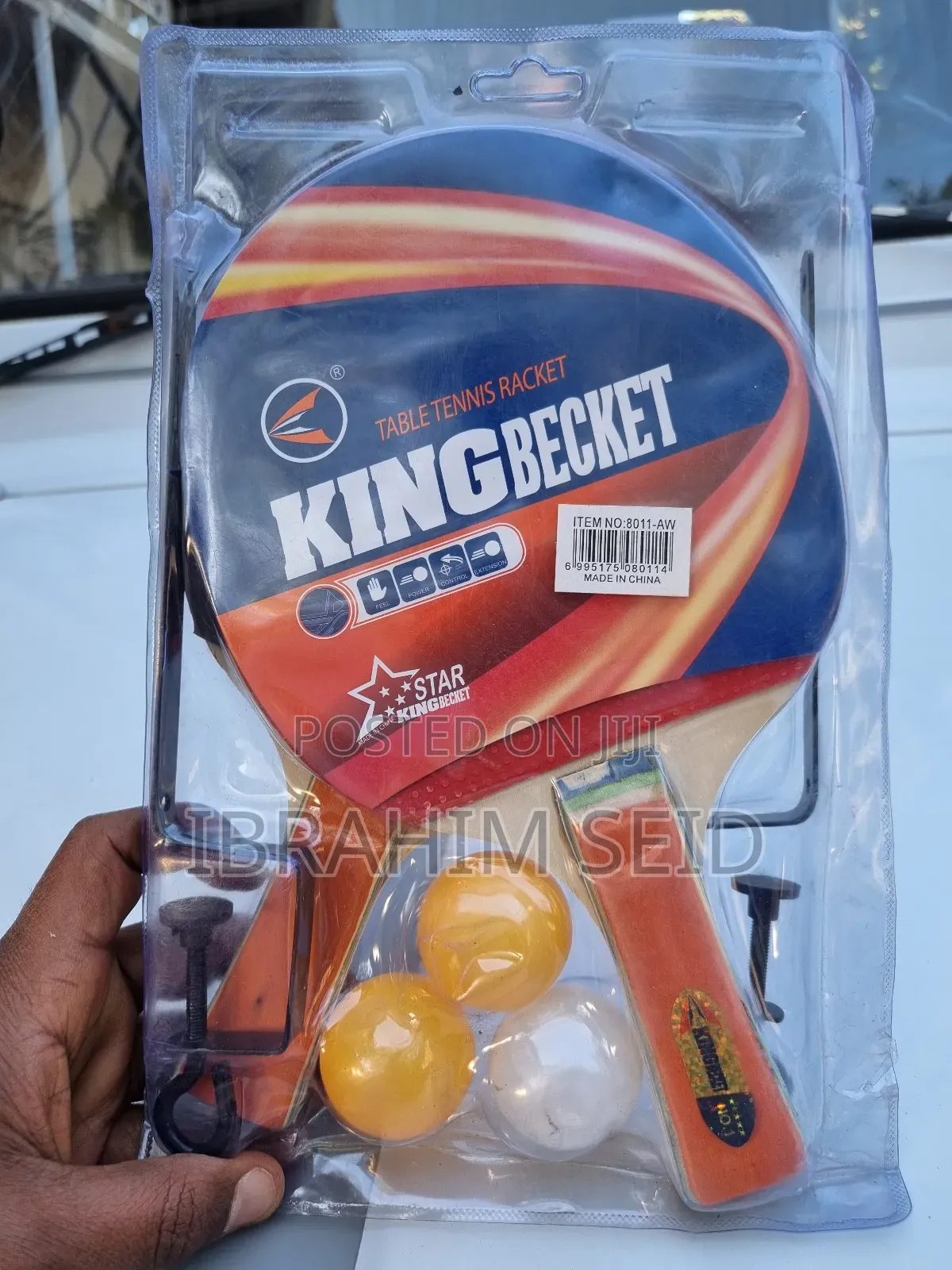 King Becket Table Tennis Racket Set