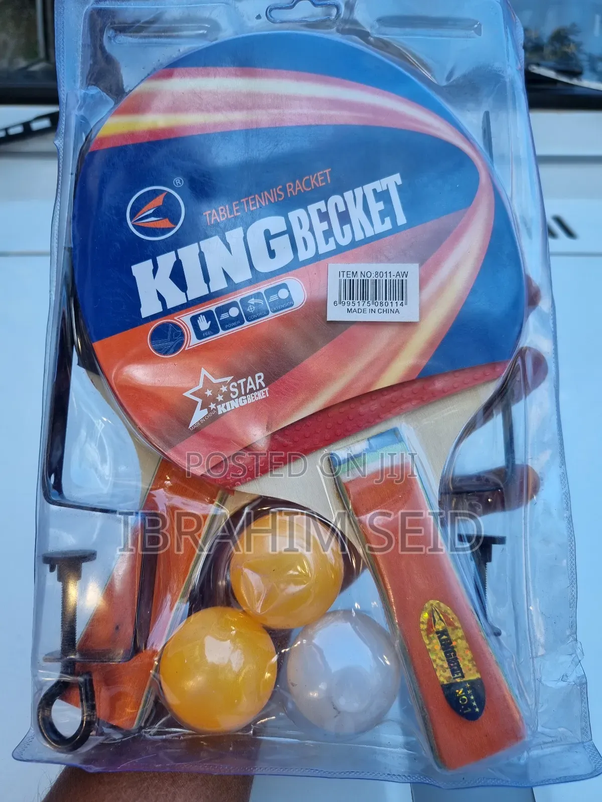 King Becket Table Tennis Racket Set