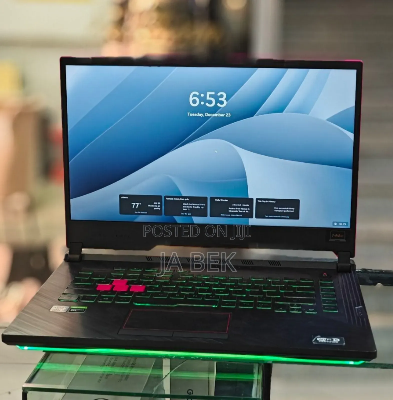 New Laptop Asus ROG Strix G15 32GB Intel Core I7 SSD 512GB