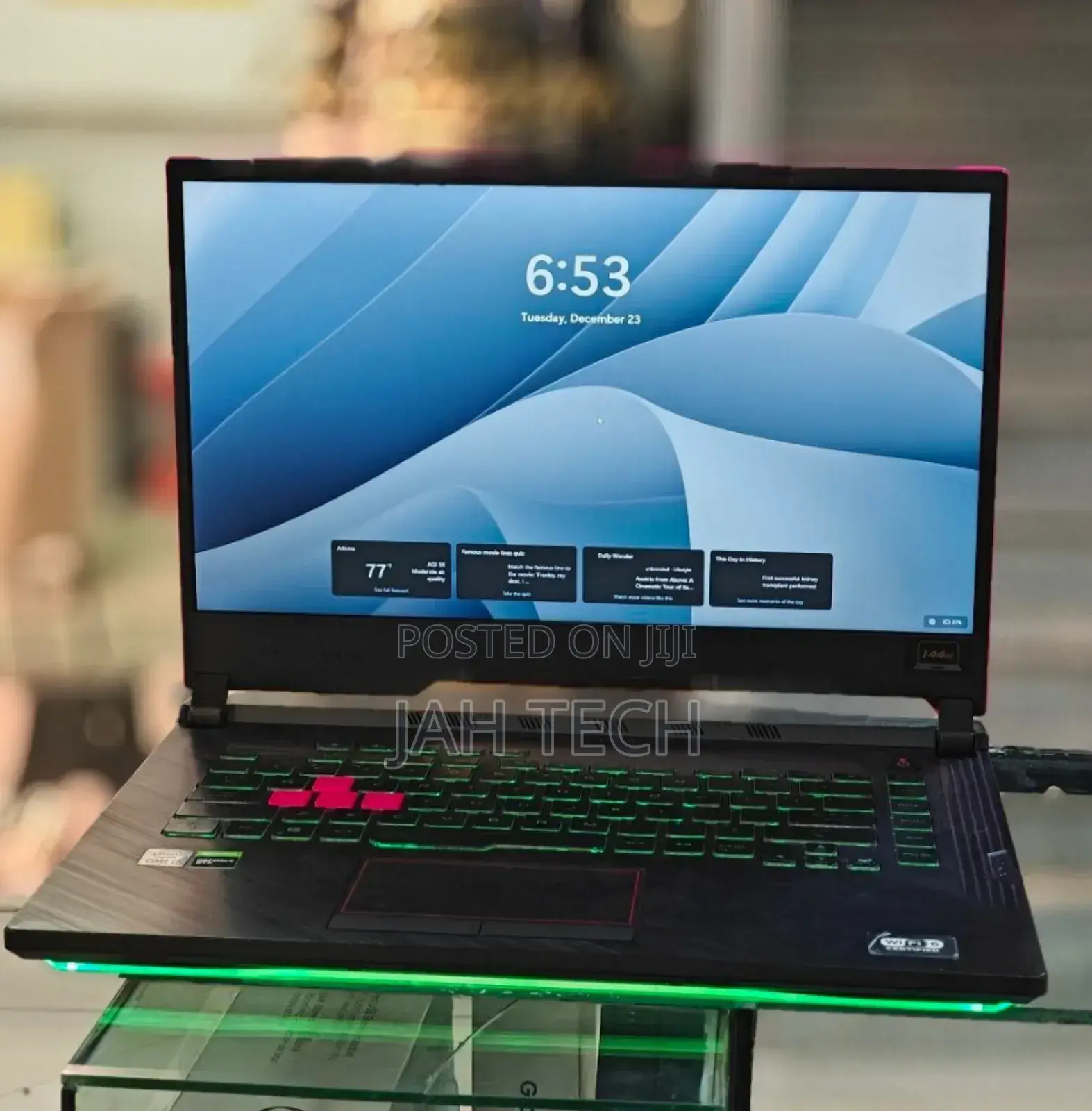 New Laptop Asus ROG Strix G15 32GB Intel Core I7 SSD 512GB